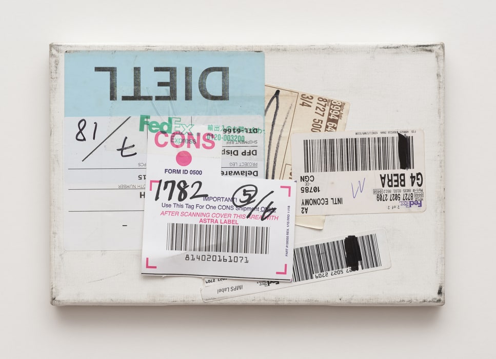 Mailed Painting 165, München - Roma - Zürich - Berlin - Hong Kong - Delaware - Berlin - Osaka