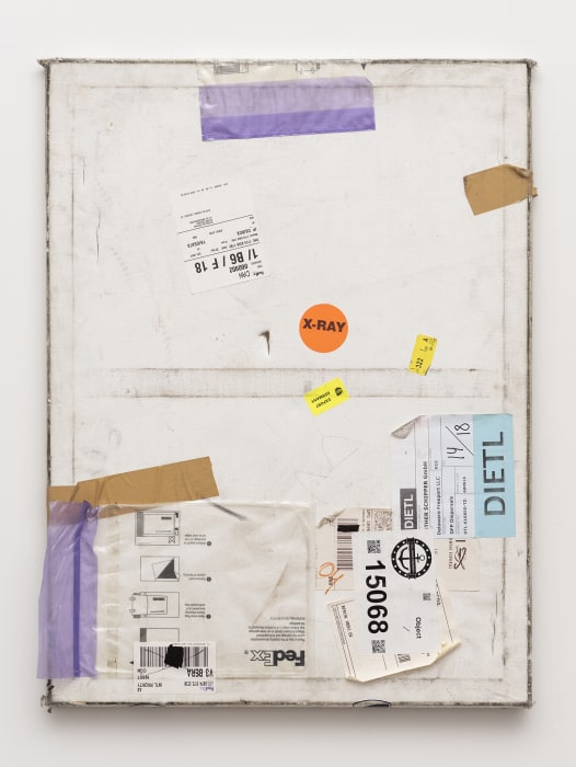 Mailed Painting 168, Berlin - New York - Zürich - Berlin - Ciudad de México - Berlin - Hong Kong - Delaware - Berlin - Osaka