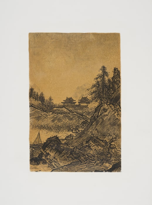 Autumn Landscape from Landscapes of Autumn and Winter by Sesshu