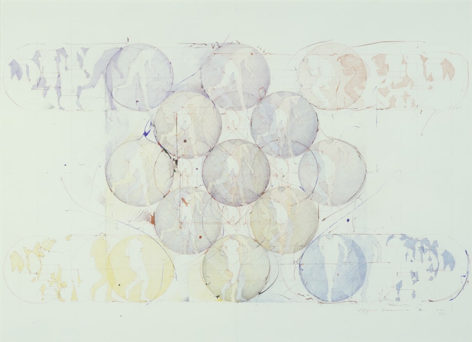 Layered Gaps: One Hundred Drawing No.22
