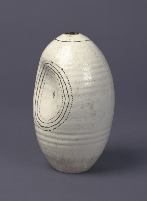 Flower Vase with Iron Inlay