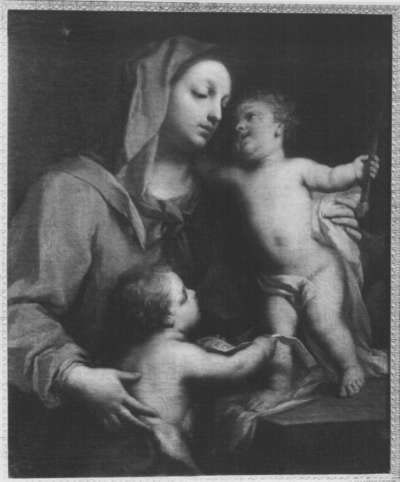 Maria mit dem Kinde und dem Johannisknaben