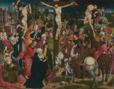 Kreuzigungsaltar: Kreuzigung Christi