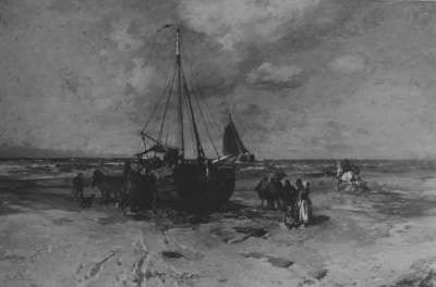 Holländisches Strandbild