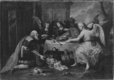 Abraham bewirtet die drei Engel