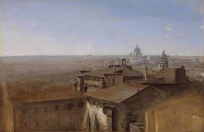 Blick von der Villa Malta auf Sankt Peter
