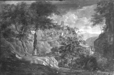 Italienische Bergstadt
