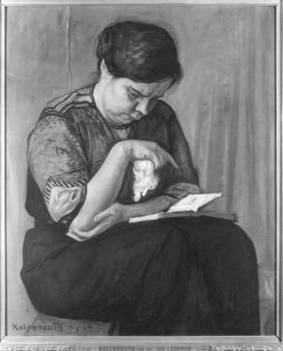 Die Lesende (Adelheid Koenigs)
