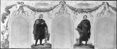Bildnisse der Künstler Bertel Thorvaldsen und Leo von Klenze