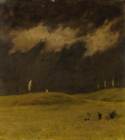 Aufziehendes Gewitter