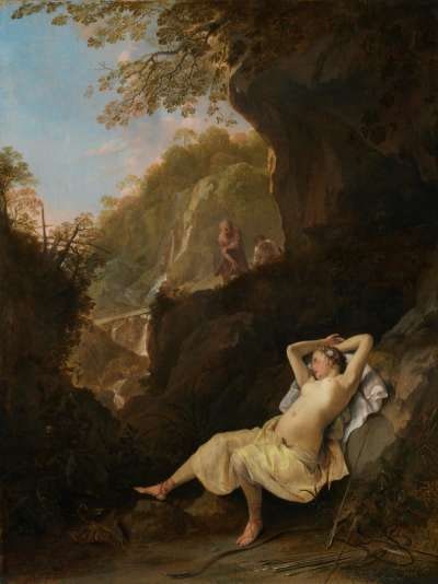 Schlafende Diana