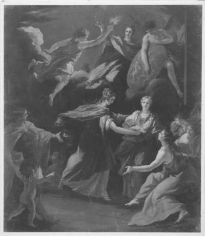Begrüßung der Kurfürstin Maria Luisa von Toskana