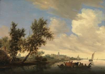Kanallandschaft mit Schloss Nijenrode