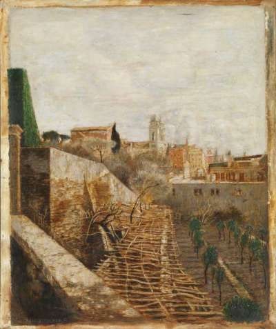 Rom (Trinità dei Monti vom Pincio aus)