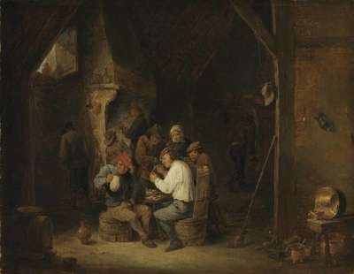 Flämische Dorfkneipe