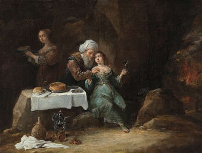 Lot und seine Töchter