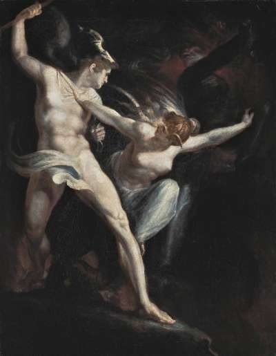 Satan und Tod, von der Sünde getrennt