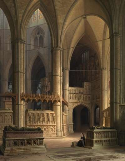 Im Chor der Westminster Abbey in London