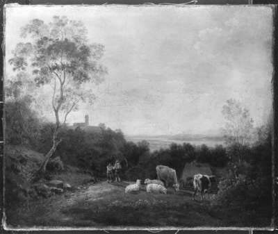 Blick von Oberföhring auf München