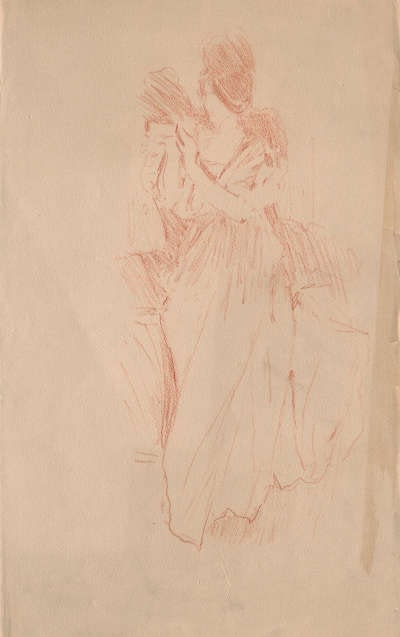 Study for Pandora, standing
