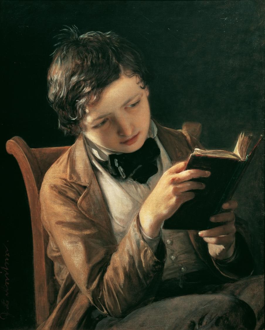 A Boy Reading