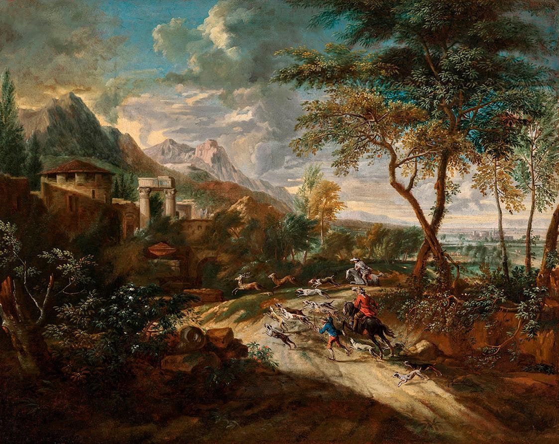 Deer Hunt in Mountainous Landscape