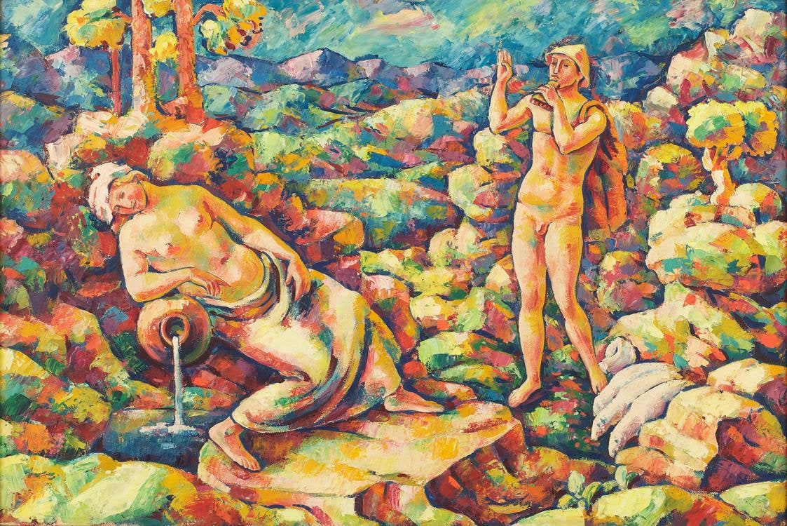DIE QUELLE (PAN UND NYMPHE)