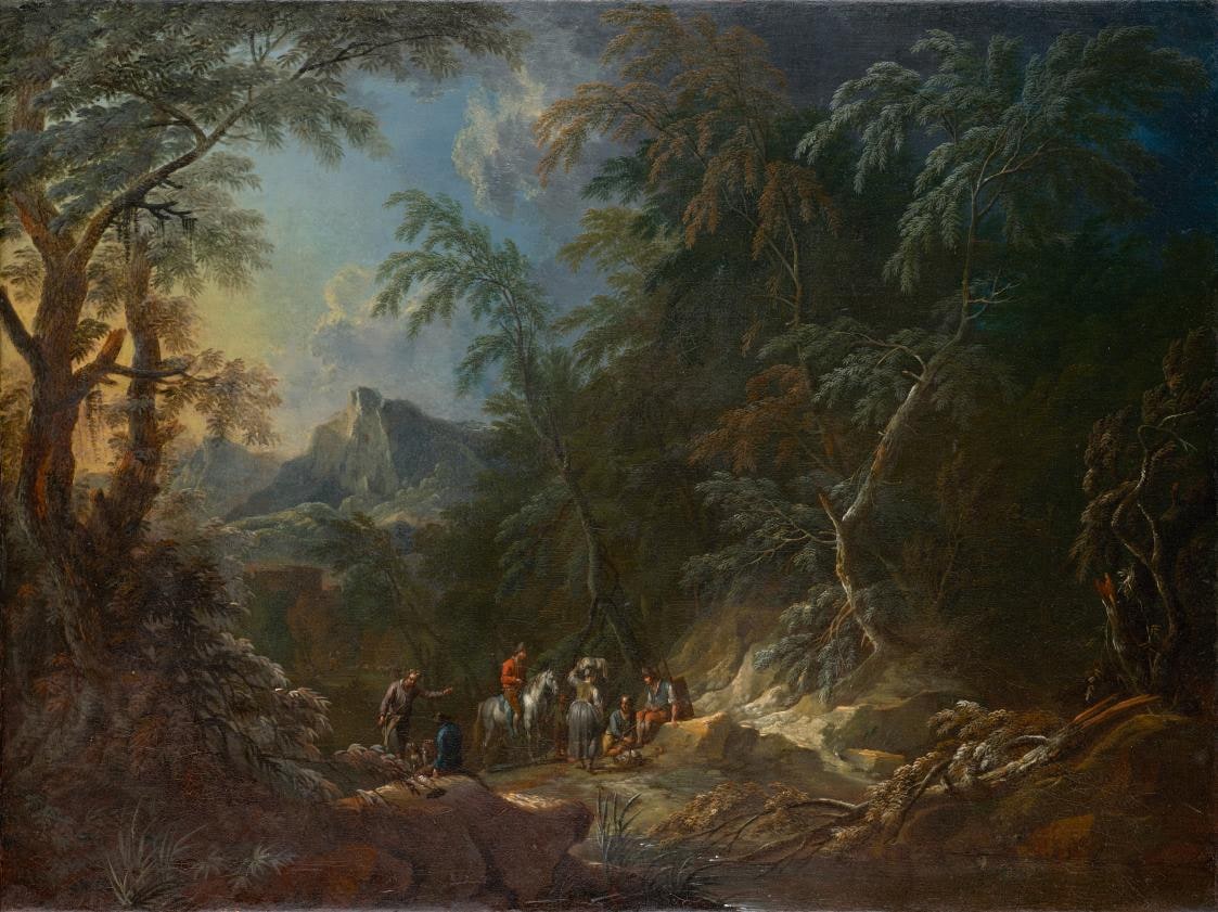 Forest Landscape, “Evening”