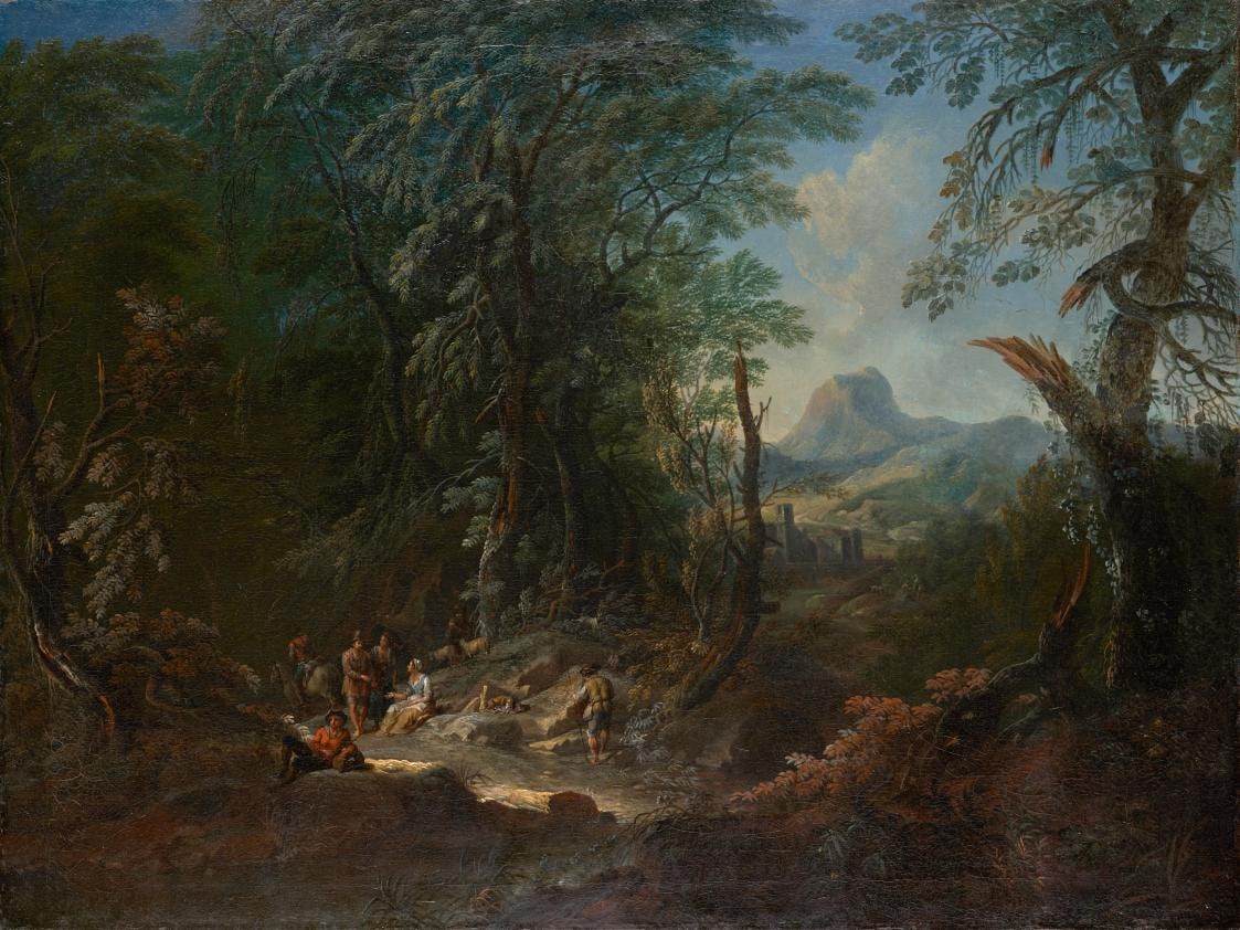 Forest Landscape, “Morning”