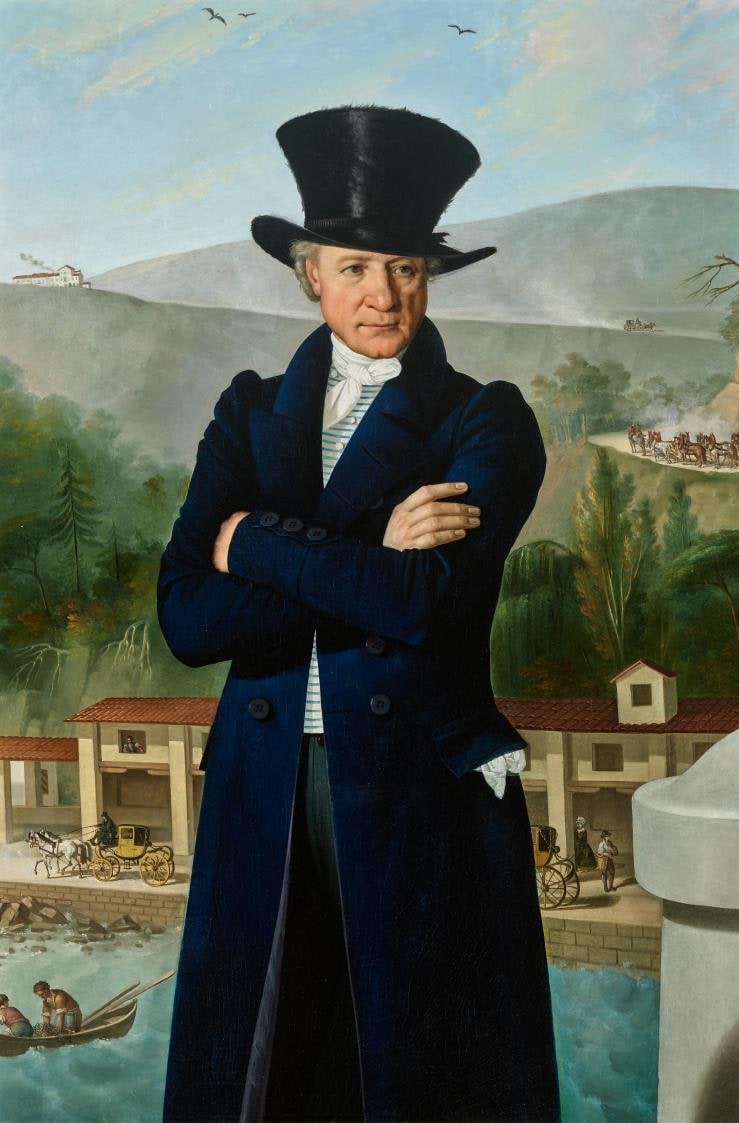 The Freight Forwarder Paolo Preinitsch (Rosegg 1762 - 1840 Trieste) in the Port of Trieste