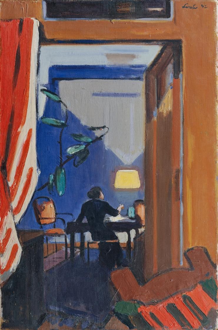 INTERIEUR MIT LAMPE