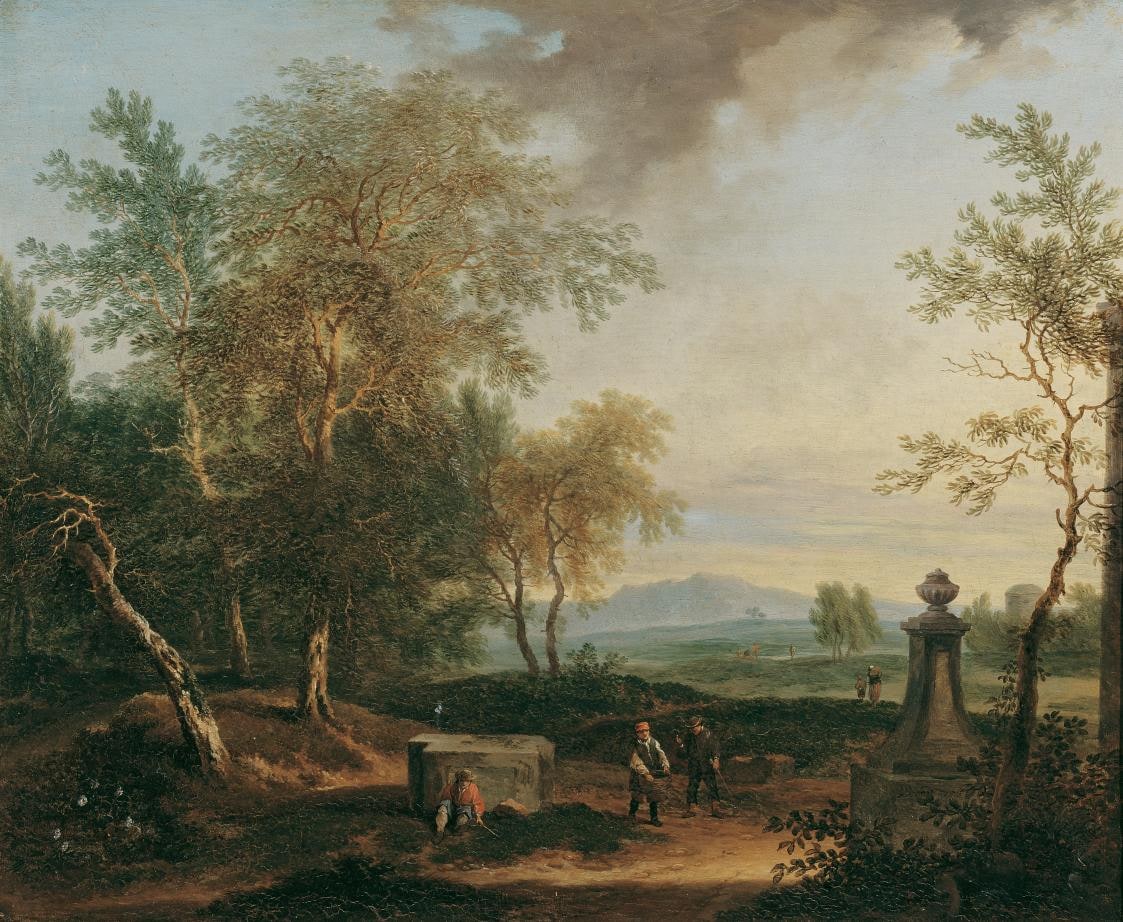 Landscape with Pedestal