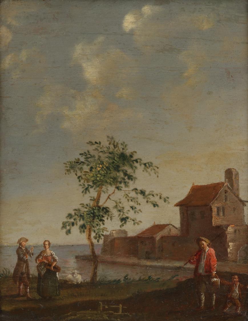 LANDSCHAFT MIT FIGÜRLICHER STAFFAGE