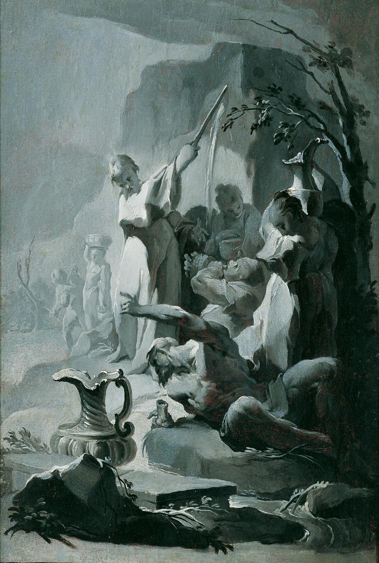 Moses Striking the Rock