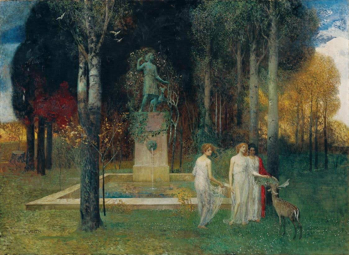 Nymphs by a Fountain