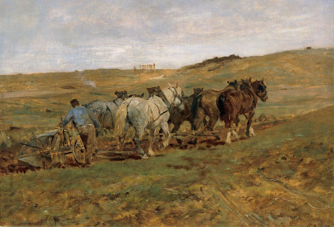 Peasant Ploughing