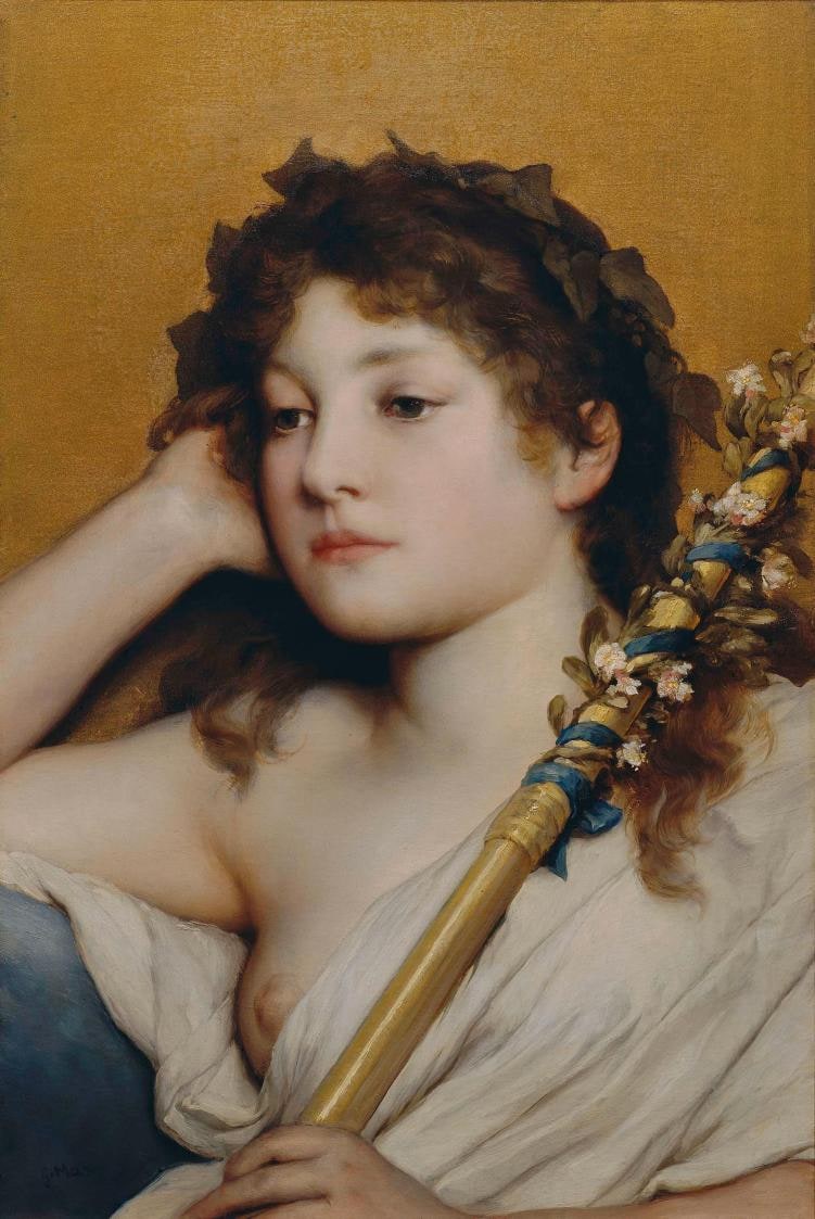 Pensive Woman’s Head