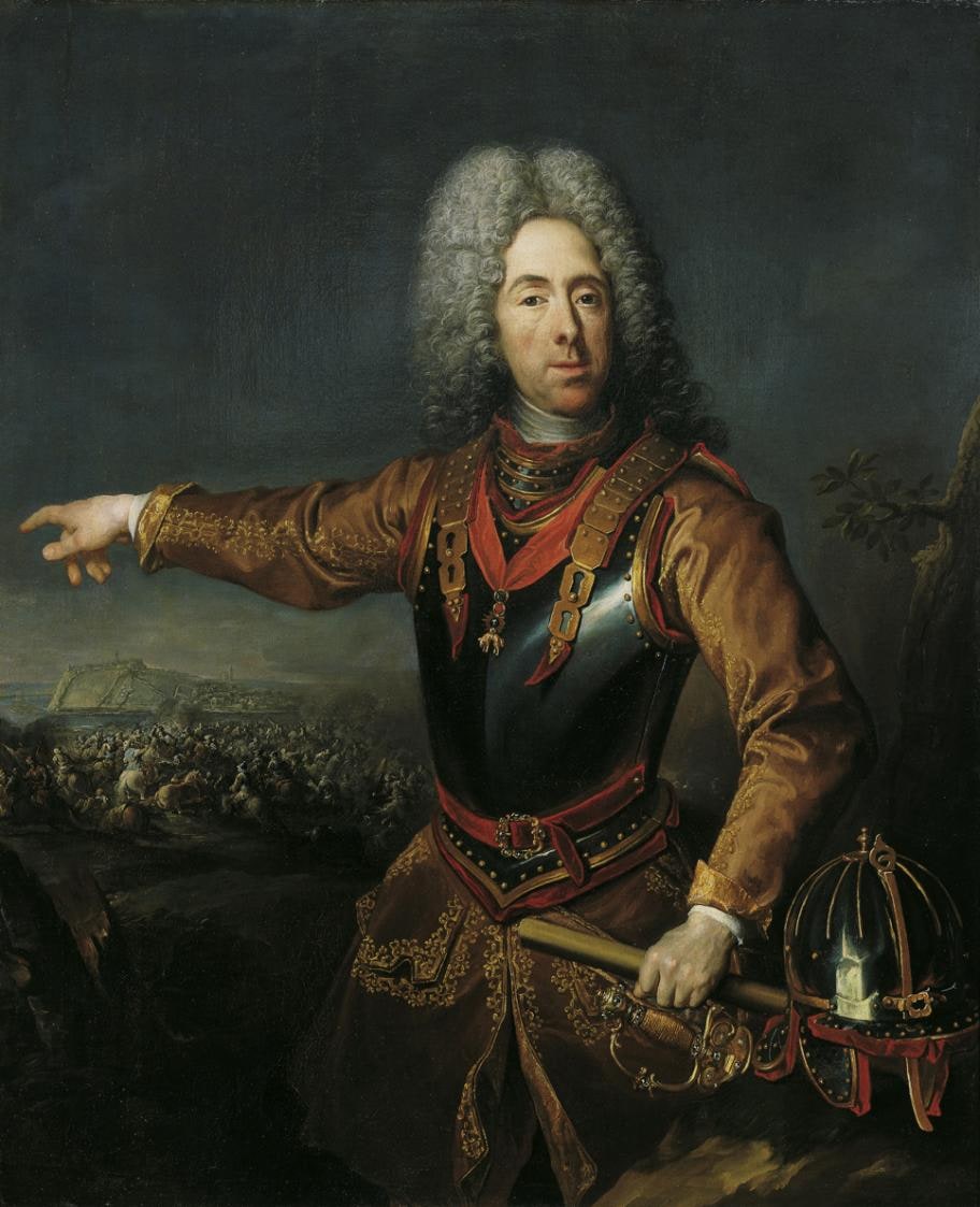 Prince Eugene of Savoy after the Battle of Belgrade on 16 August 1717
