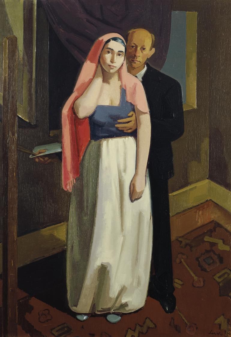 Self-Portrait with Wife