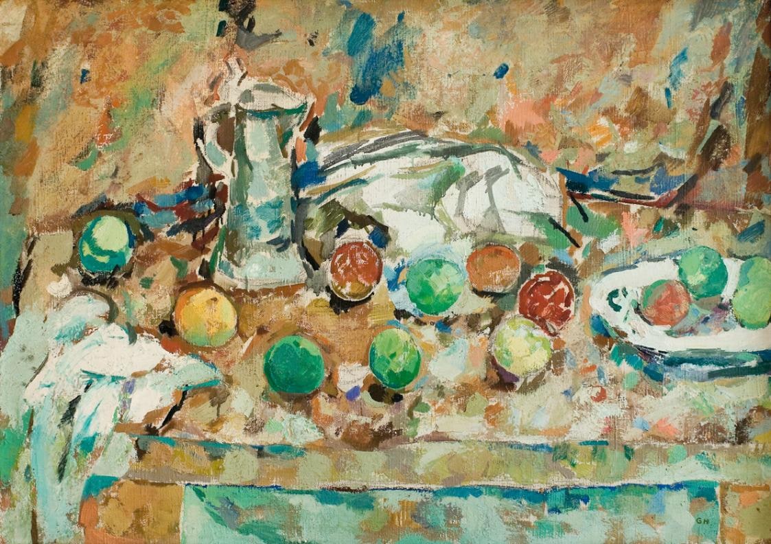 Still Life with Jug and Apples