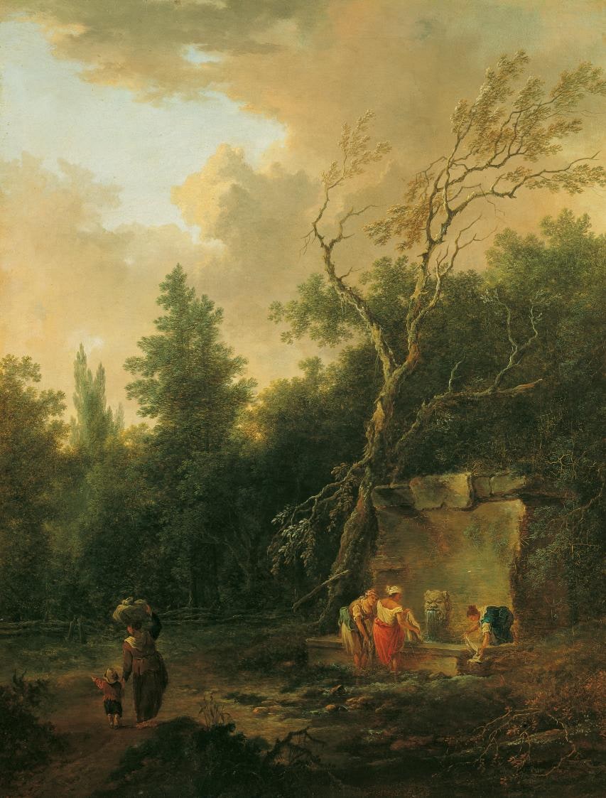 Wooded Landscape with a Well