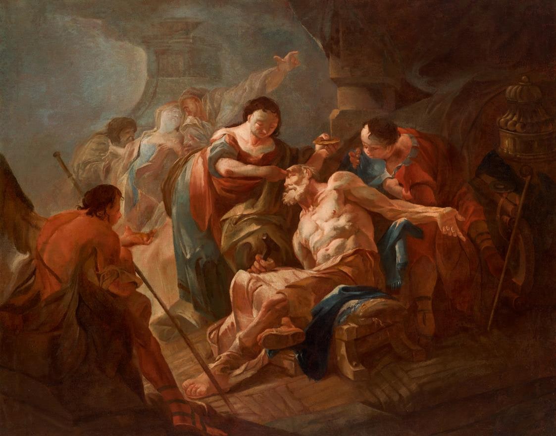 The Young Tobias Healing His Father