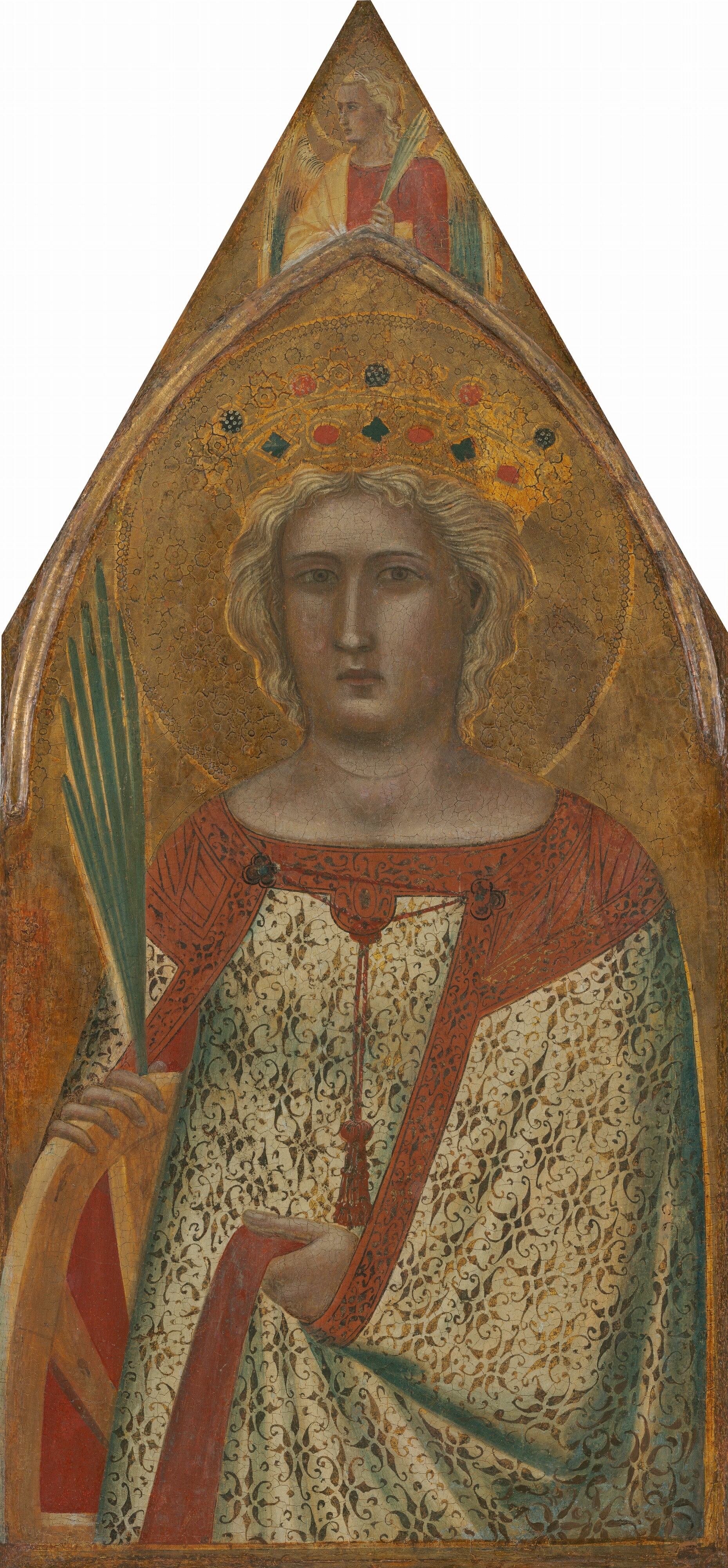 Saint Catherine of Alexandria, with an Angel [right panel]