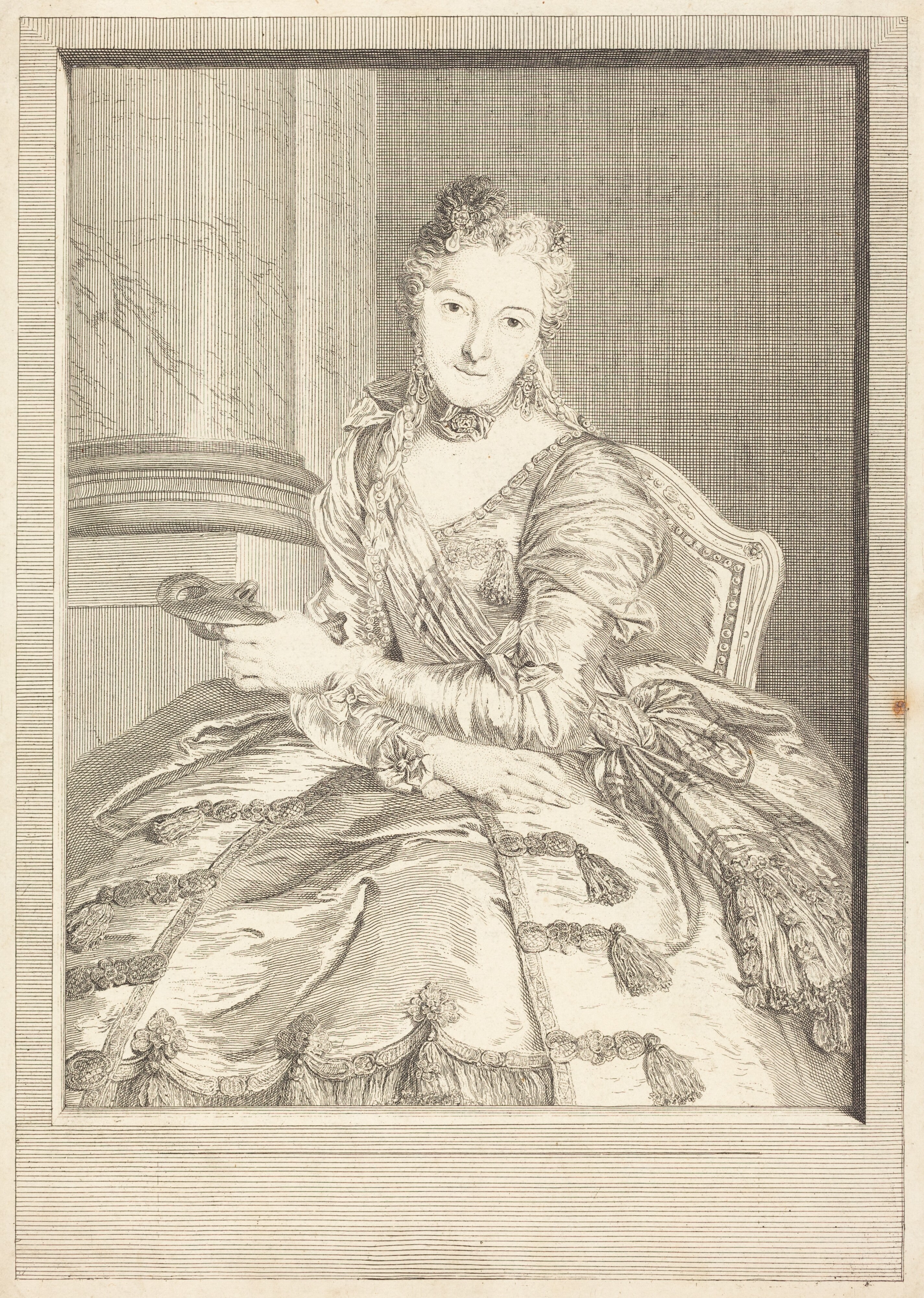 Mme. de M ... en habit de bal