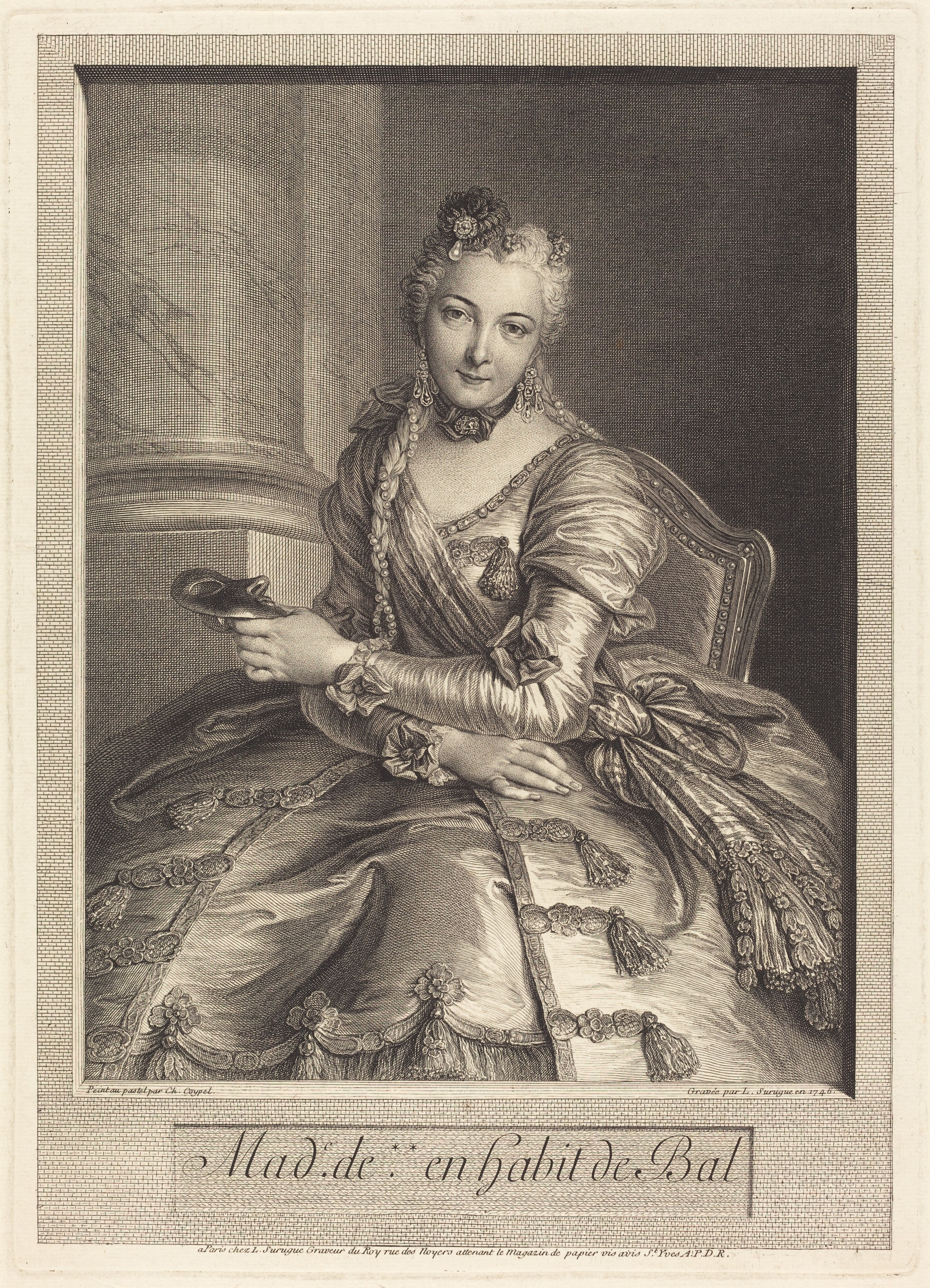 Mme. de M ... en habit de bal