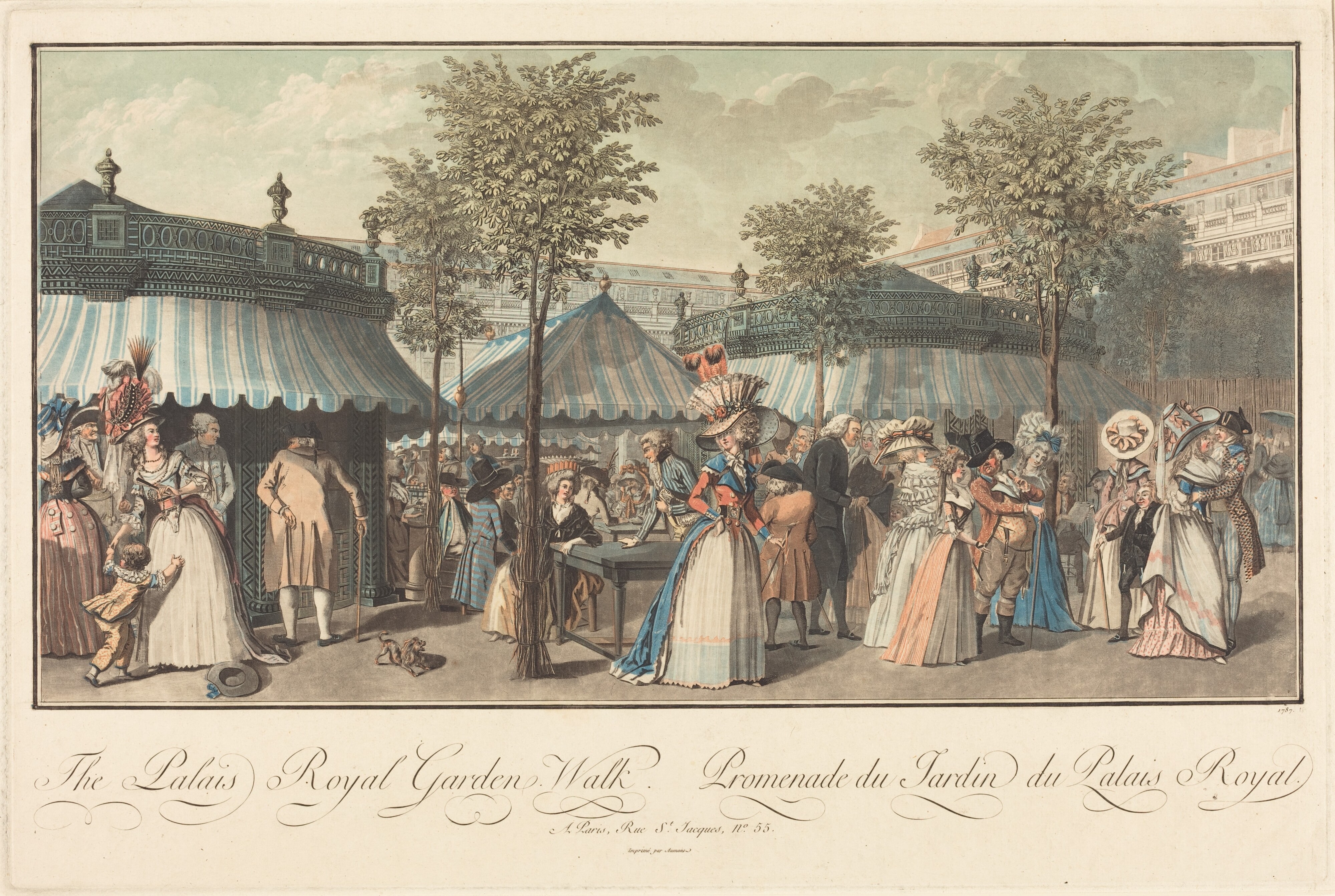 The Palais Royal--Garden's Walk / Promenade du Jardin du Palais Royal