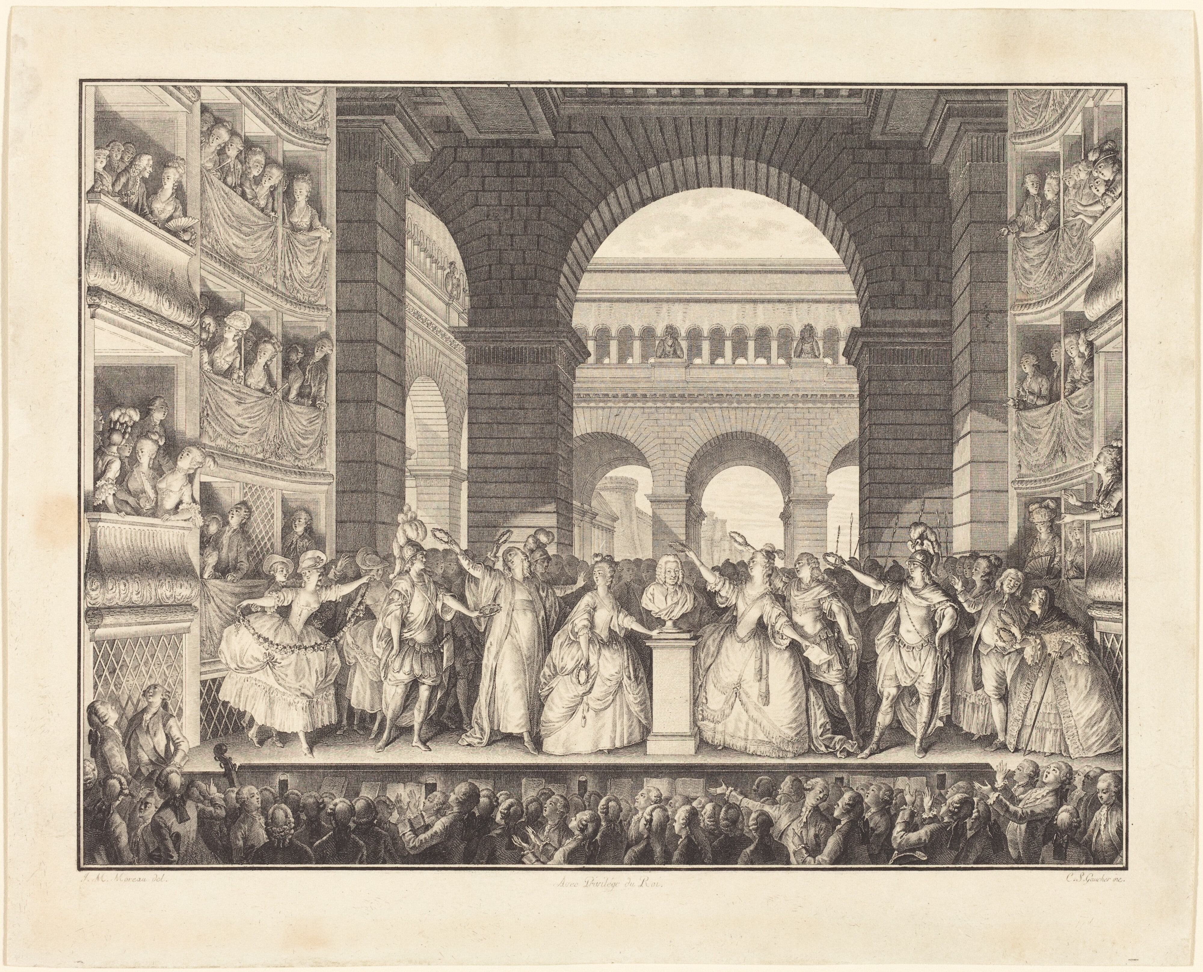 Couronnement de Voltaire (The Crowning of Voltaire)