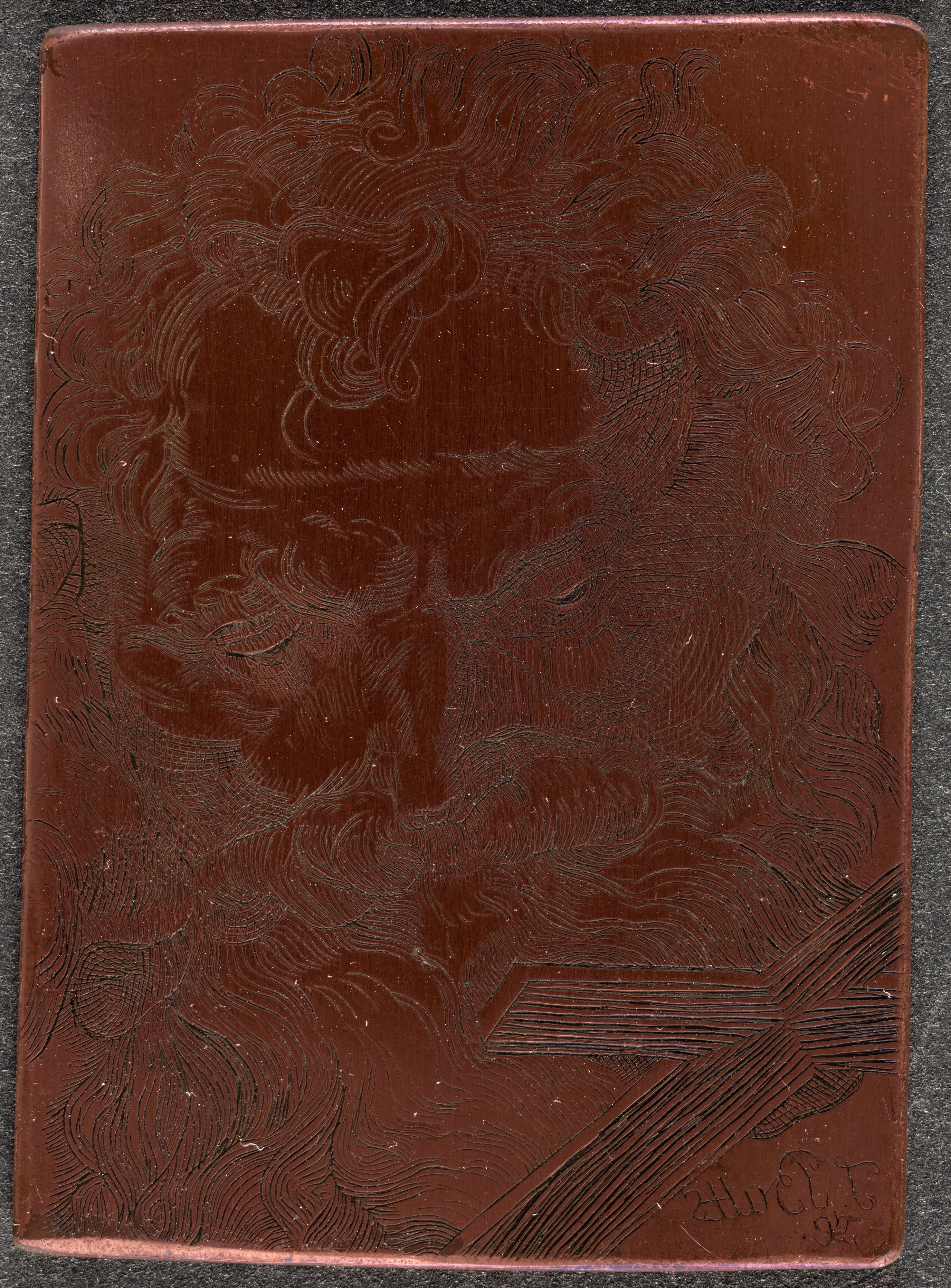 Head of Saint John the Baptist [verso]
