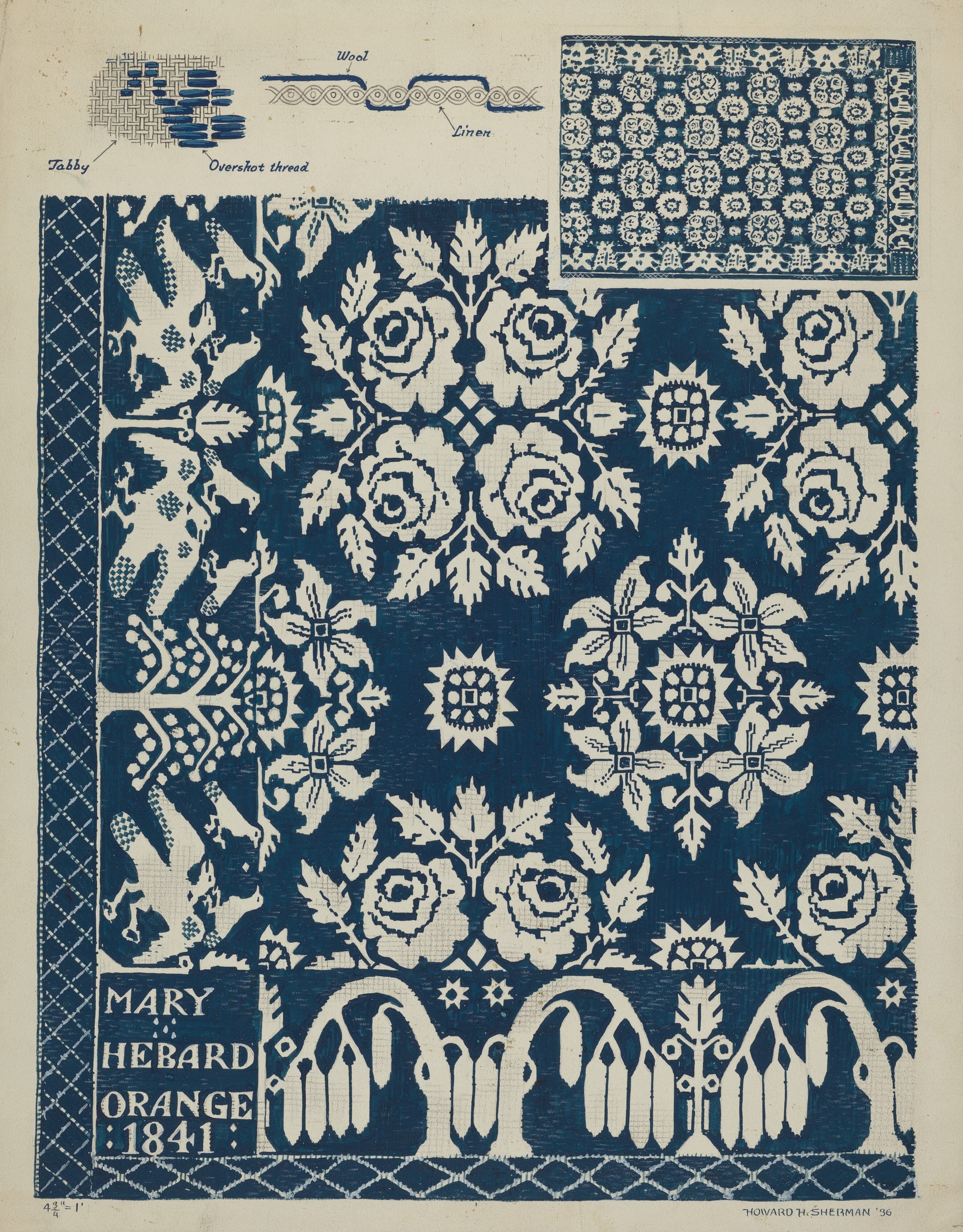 Handwoven Coverlet