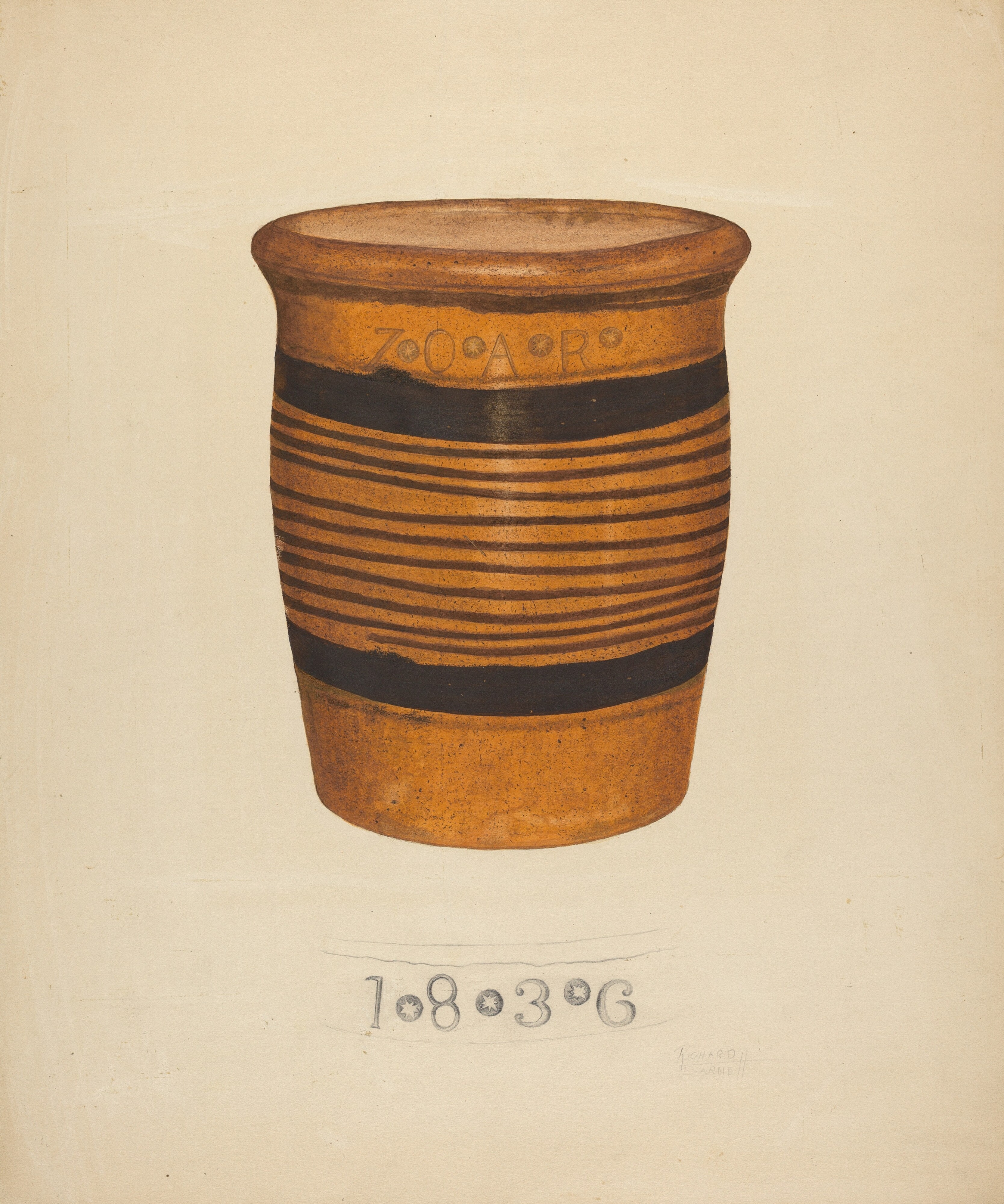 Zoar Flower Pot